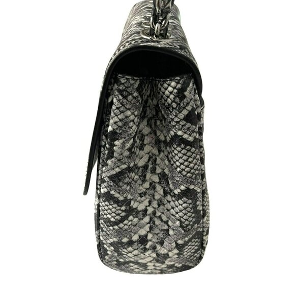 Michael Kors $558 Embossed Leather Snake XL Crossbody Bag NWT - Picture 9 of 11